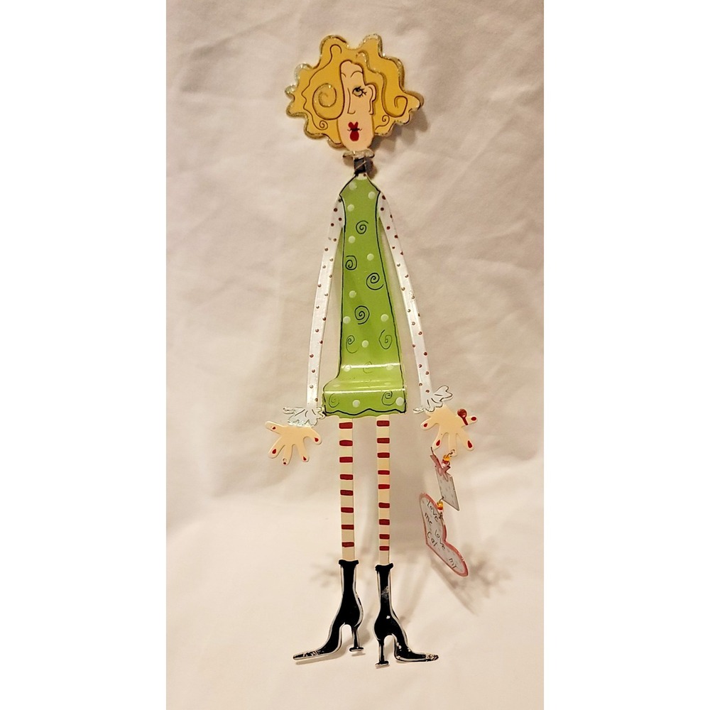 Silvestri Dolly Mamas by Joey Love Me Love My Cat Metal Shelf Sitter Decor 15.5"